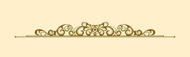 Scroll and Flower Frames ornament vector