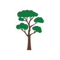 Trees logo concept. Tree icon isolated on white background for your web and mobile app design. Illustration element design with nature theme. plant and tree vector