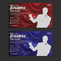 Digital Online Business Ideas Thumbnail, Abstract Thumbnail With Modern Editable Custom Template Banner Design vector