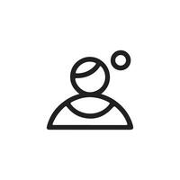 new stylish line contact icon design vector