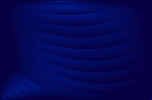 Abstract dark blue background with smooth curved lines and gradient effect. vector