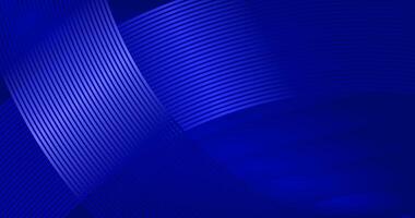 Abstract blue background with wavy lines vector