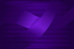 Abstract purple background with curved lines. vector