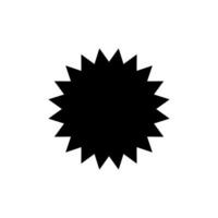 Starburst, sunburst price tag, label. Empty, blank price flash for promotion, marketing, sales concept vector