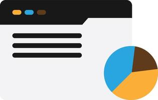 Pie Chart Graph vector