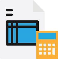 Accounting Calculator Finance vector