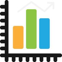 Bar Chart Analytics vector