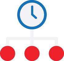 Time Clock Schedule vector