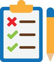 Test Checklist Document vector