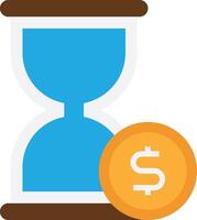Time Is Money Clock vector