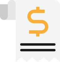 Bill Invoice Receipt vector