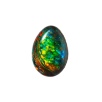 Opal A mesmerizing opal stone showing a play of colors with blues greens and reds png