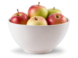 Apples bowl of crisp apples against natural brown png