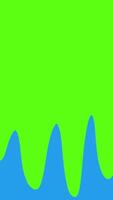 Abstract dynamic liquid animation transition on green screen background video