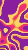 Abstract seamless colorful psychedelic liquid flow animation background video