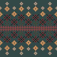 Abstract ethnic geometric pattern design for background or wallpaper,Ikat geometric folklore ornament. vector