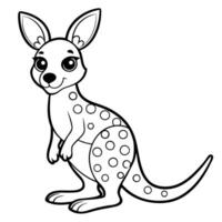 Connect the Dots Kangaroo for Kids to Unleash Imagination and Creativity vector