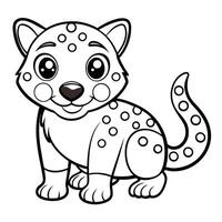 Connect the Dots Adventure with a Charming Tiger Quoll vector