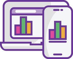 Data integrity icon in full color style vector