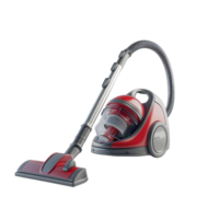 Red Vacuum Cleaner Isolated on Transparent Background png