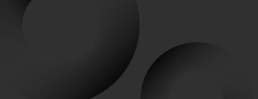 black abstract minimal background with circle texture pattern vector