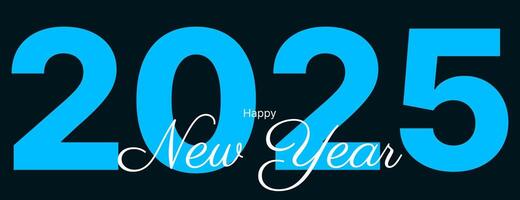 2025 background design with blue and white color vector