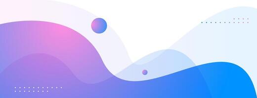 blue and purple abstract fluid background vector