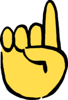 index pointing up clipart emoji icon png