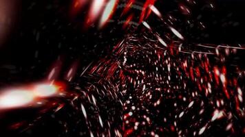 Abstract Glitter Tunnel Background Digital Rendering video