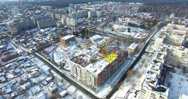 Construction of modern building video