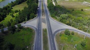 Traffic Speeds Through An Intersection video