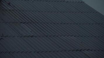 Rain flows down from a roof video