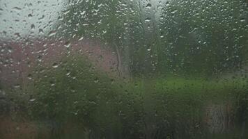 Rain drops created a natural pattern video