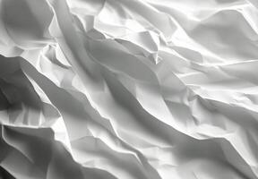 Textured white paper layers creating a delicate and intricate pattern in soft lighting photo