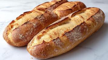 Warm baguettes filled with cheese and vibrant vegetables, ready to be enjoyed photo