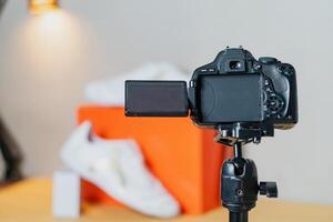 Professional Camera Setup for Product Photography Session photo