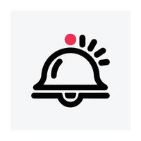 Hashtag icon in a bold outline. vector