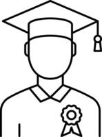 Education simple thin line icons. E-learning, tutorial, distance learning, and audio courses collection. Academy, school, college, student. illustration. vector
