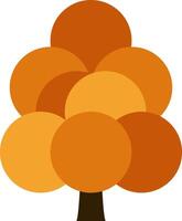 Tree icon, simple silhouettes. Flat trees set, pines, spruces, conifers and deciduous trees. Forest green tree nature plant isolated illustration vector