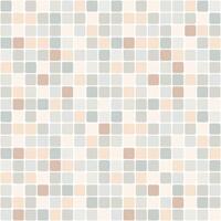 mosaic of rounded square tiles illustration, color seamless repeatable pattern texture background vector