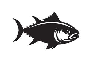 Tuna Fish Silhouette vector