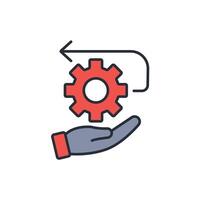 Flexibility icon. .Editable stroke.linear style sign for use web design,logo.Symbol illustration. vector