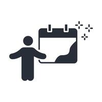 december 31 icon. .Editable stroke.linear style sign for use web design,logo.Symbol illustration. vector
