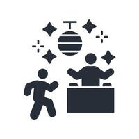 Party icon. .Editable stroke.linear style sign for use web design,logo.Symbol illustration. vector