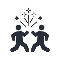 friends icon. .Editable stroke.linear style sign for use web design,logo.Symbol illustration. vector