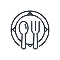 Calories icon. .Editable stroke.linear style sign for use web design,logo.Symbol illustration. vector