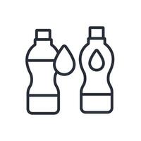 Water Intake icon. .Editable stroke.linear style sign for use web design,logo.Symbol illustration. vector