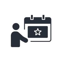 january 1 st icon. .Editable stroke.linear style sign for use web design,logo.Symbol illustration. vector