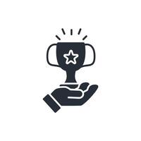 champion icon. .Editable stroke.linear style sign for use web design,logo.Symbol illustration. vector