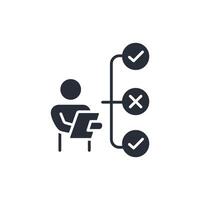 check icon. .Editable stroke.linear style sign for use web design,logo.Symbol illustration. vector